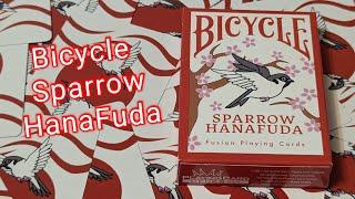 Daily deck review day 238 - Bicycle Sparrow HanaFuda playing cards