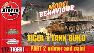 Airfix Tiger 1 tank 172 scale primer paint decals and finish