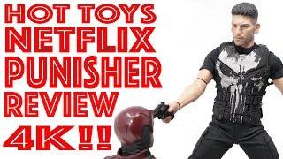 HOT TOYS TMS004 MARVEL DAREDEVIL THE PUNISHER 16 SCALE FIGURE REVIEW 4K