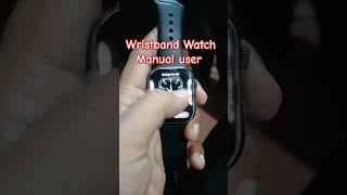 How to use wristband watch manually  #shorts #wristwatch #wristband #handwatch #viral