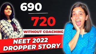 NEET Dropper scored 690720 without Coaching in 7 months.