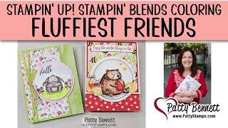 Stampin Blends Coloring Tips for Fluffiest Friends stamp set