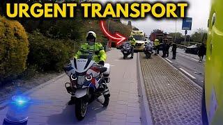 POV PERFECT Emergency Escort after Big Accident