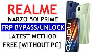 REALME NARZO 50i PRIME FRP BAYPASS  RMX3506 GOOGLE ACCOUNT UNLOCK WITHOUT PC BY MR PHONE