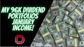 My Dividend Income for January 2023 I Dividend Stock Portfolio Passive Income