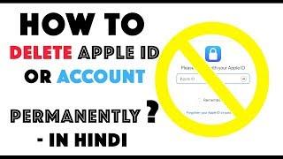 How to Delete Apple id or Account Permanently - In Hindi