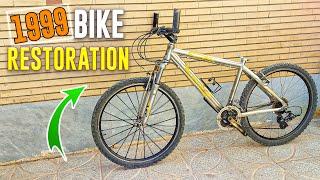 Amazing Bicycle RESTORATION Turning A Trash 1999 Bike Into A Scott Mountain Bike