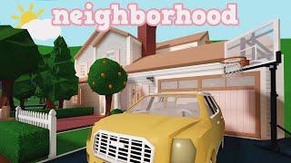 Familys NEIGHBORHOOD TOUR *NEW HOUSE* Roblox Bloxburg Roleplay #roleplay