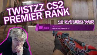  Twistzz got his CS2 Premier Rank 10W 0L