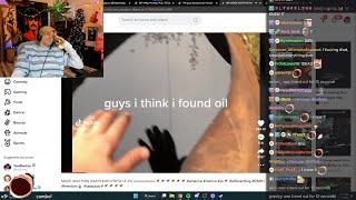 xQc jumped and almost died from a guy finds loud Oil