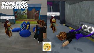 RETOS EN RAINBOW FRIENDS MOMENTOS DIVERTIDOS ROBLOX