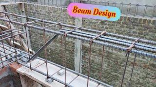 Design of beam for 18 feet span  Rcc slab beam Reinforcement
