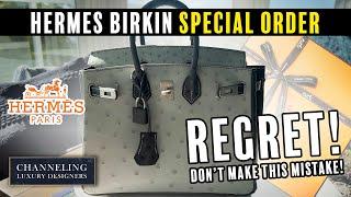 The Most Exclusive Birkin Hermes Special Order Unboxing and one REGRET