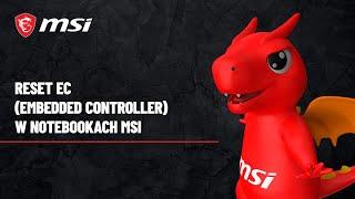 Reset EC Embedded Controller w notebookach MSI