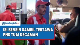 Mobil elit minyak sulit Kelakuan Berseragam PNS Isi Bensin Rp 10 Ribu Sambil Tertawa Tuai Kecaman