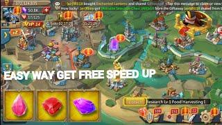 3 Easy guide build new rally trap..easy way get free speed up as f2p..Lords mobile