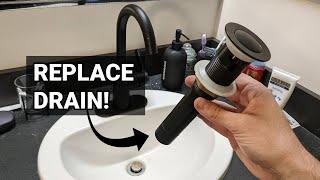 How to Replace a Bathroom Sink Drain