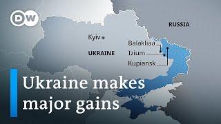 Ukraine counteroffensive forces Russian troops to flee  DW News