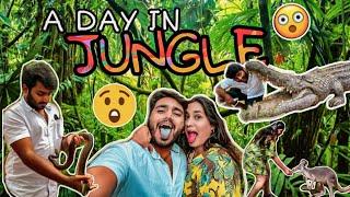 A DAY IN JUNGLE  NANDU CRIED   SHE GOT SCARED   A DAY IN JUNGLE   #nach