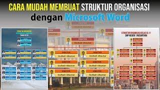 Cara Membuat Struktur Organisasi Menggunakan Microsoft Word