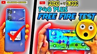 ITEL P40 PLUS FREE FIRE TEST  itel p40+ free fire gameplay + Heating + Battery Drain Test.