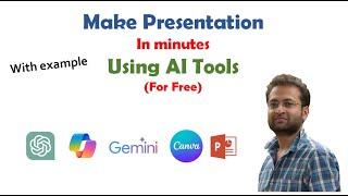 How to make ppt using ai ? Free AI Tool For Creating Presentations  Best AI Tools