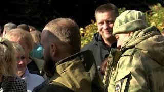 Только Победа Офицеры с боевым опытом отправляются защищать рубежи Родины