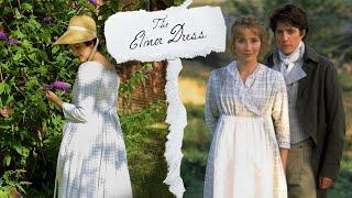 Sewing Elinor Dashwoods checked dress from Sense & Sensibility 1995 #virtualjanecon2022