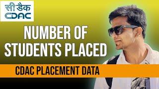 Number of Students Placed in CDAC  CDAC Acts Pune  Placement Updates 2024