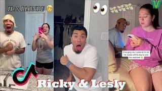 Funny Ricky and Lesly Tik Tok 2023  Try Not To Laugh Watching @Himandherofficial TikToks