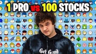 100 STOCKS vs. 1 PRO PLAYER