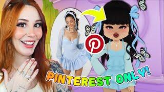 WINNING IT GIRL Using PINTEREST ONLY LOOKS in Roblox IT GIRL DRESS UP