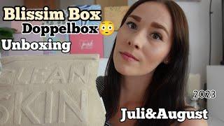 Blissim Box  Doppelbox  Unboxing Juli & August 2023  Mrs Creative
