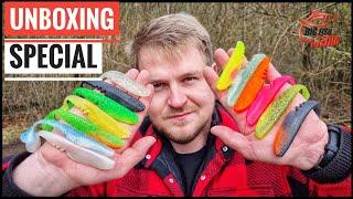 Unboxing & Gewinnen EWALDS GEBURTSTAG SPECIAL – Racker Shad Wild Mix von Moby SoftbaitsIron Claw