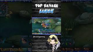 Lunox Savage  1 vs 5 Barbar Banget - Form Subscriber #ranitsgaming #savagemlbb #mlbb