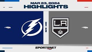 NHL Highlights  Lightning vs. Kings - March 23 2024