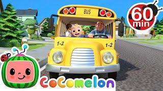 Wheels On The Bus School Version  Kids Songs  Moonbug Kids - Nursery Rhymes for Babies