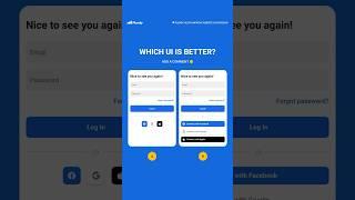 Which UI is better for websites? #webdesign #developer #seo