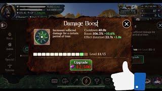 Upgrading Damage Boost from 10 to 11th Level  Champions  The Wolf Online Simulator. 