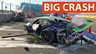 Авария Porsche GT3 RS 991 HARD CRASH