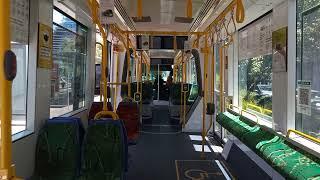 Inside the C1-class tram