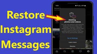 How to Recover deleted Instagram messages Recovery- Howtosolveit