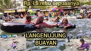 BERENANG DI LANGENUJUNG AIR GUNUNG ASLI