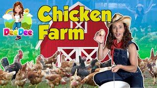 Animals for kids  Chicken Farm with DeeDee 