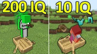200IQ vs 10IQ Minecraft Plays #7