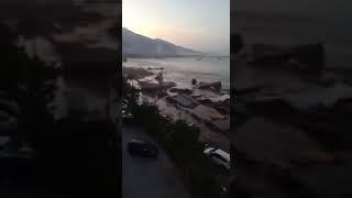 TSUNAMI DI PANTAI DONGGALA. PALU  SULAWESI SELATAN