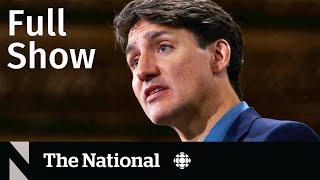 CBC News The National  NDP ends support deal with Liberals