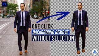 Background remove without selection  Photoshop tutorial in HINDI