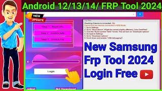 Samsung Frp bypass New Tool 2024  samsung google Account Bypass tool Android 121314FRP Tool 2024