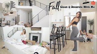 Clean & Decorate with me for fall 